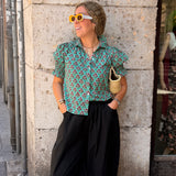 Blusa René Turquesa