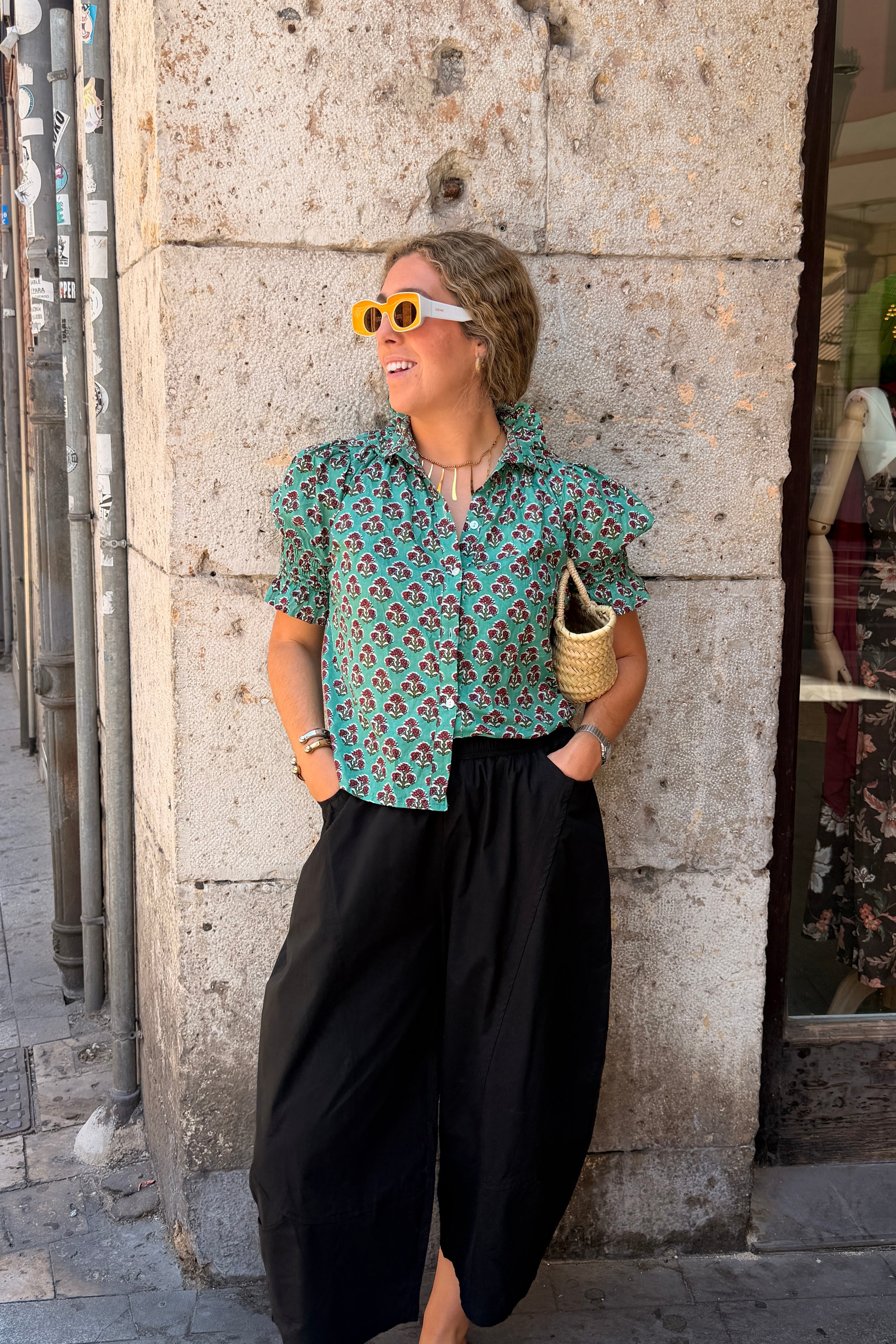 Blusa René Turquesa