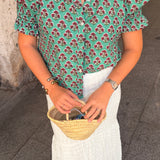 Blusa René Turquesa