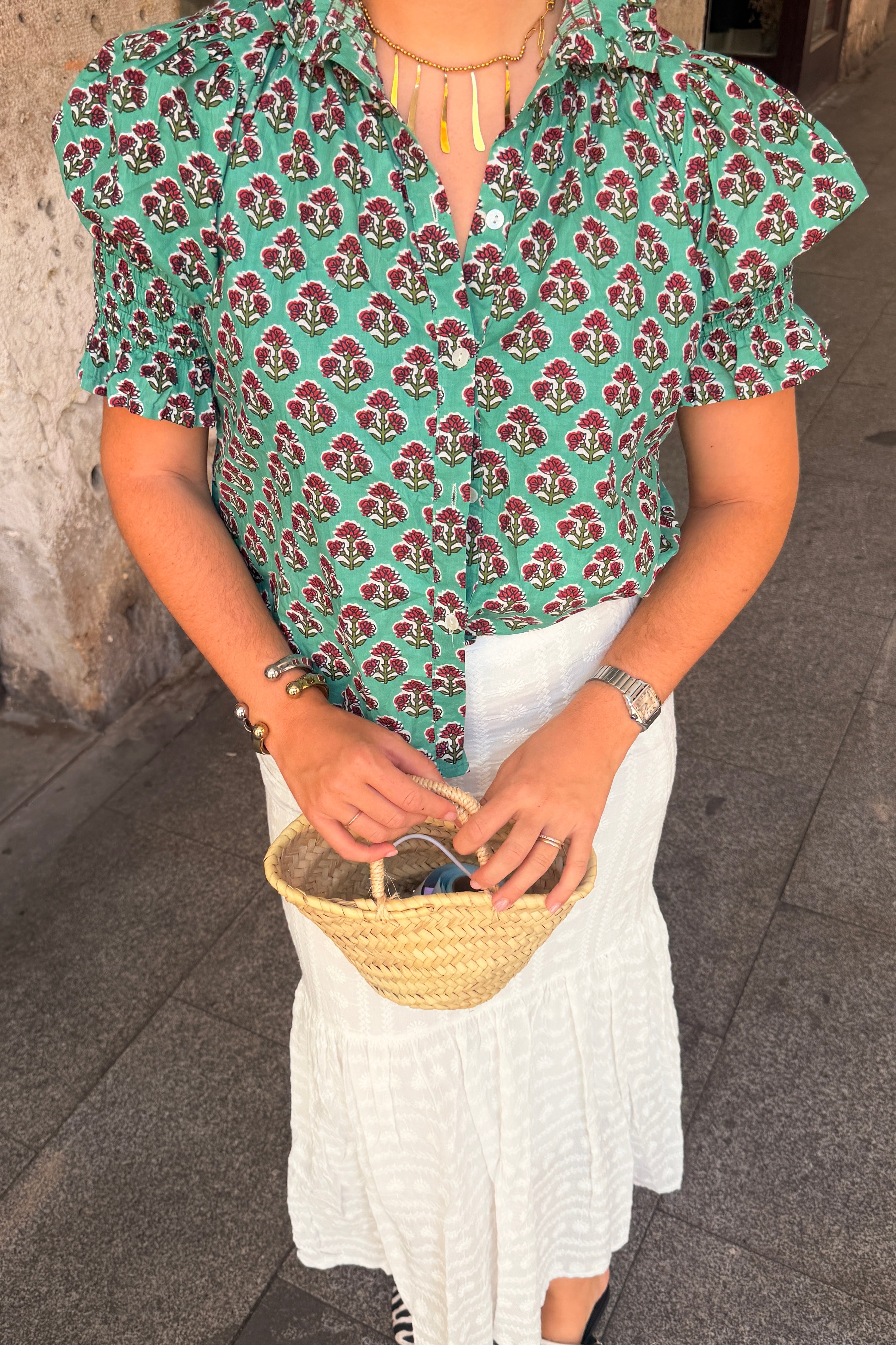 Blusa René Turquesa
