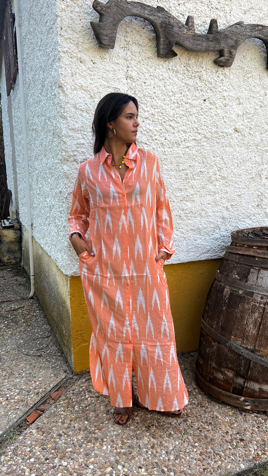 Vestido Mumbai Salmón