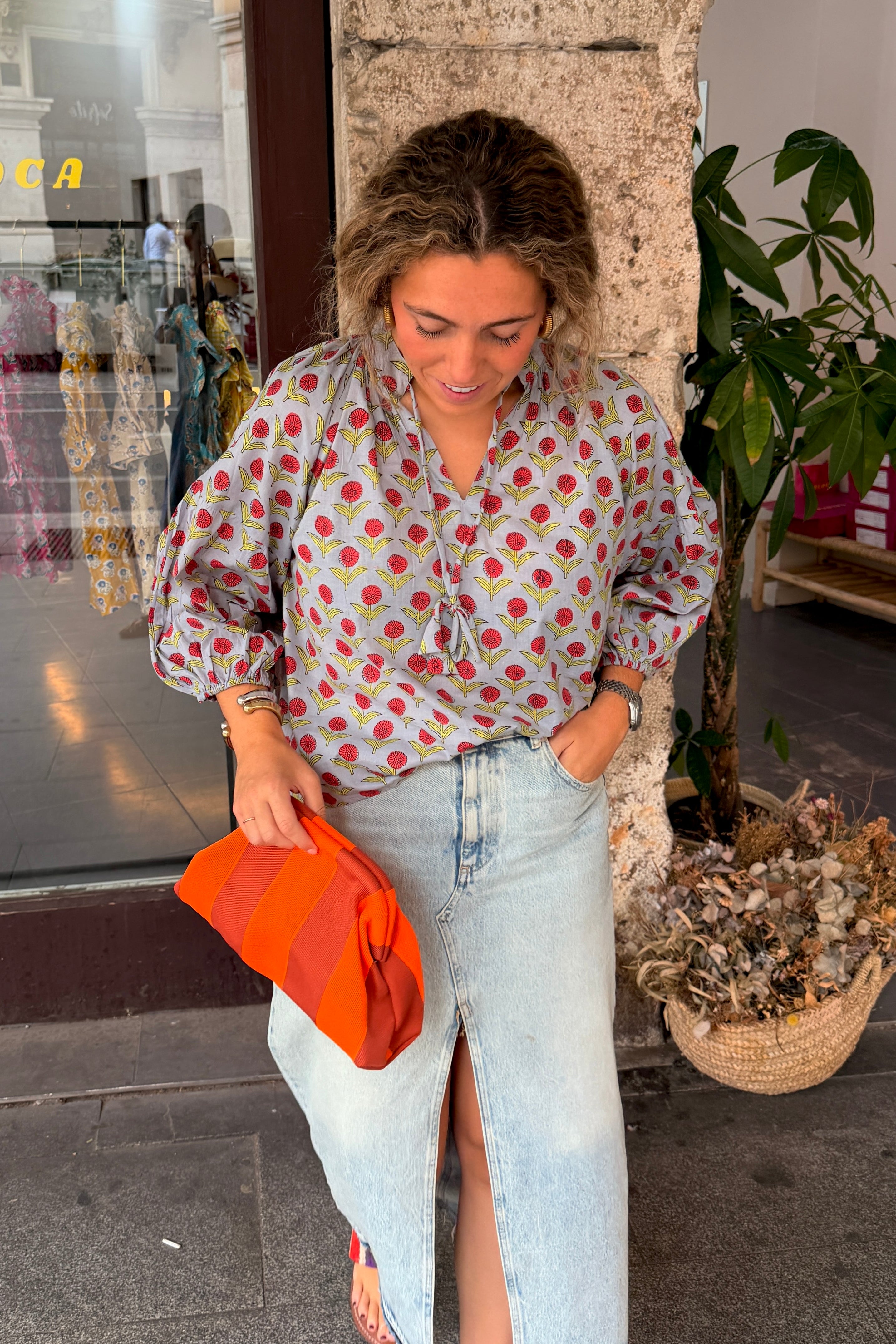 Blusa Sicilia azul