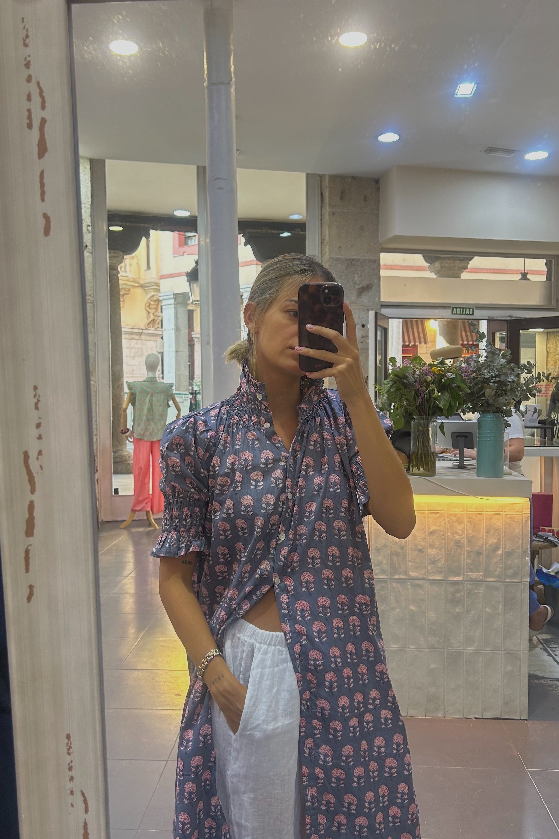 Vestido René azul