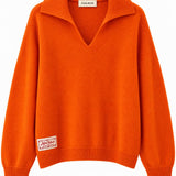 Jersey cuellos naranja