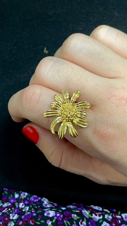 Anillo girasol