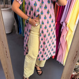 Vestido René Rosa