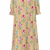 Vestido René mostaza