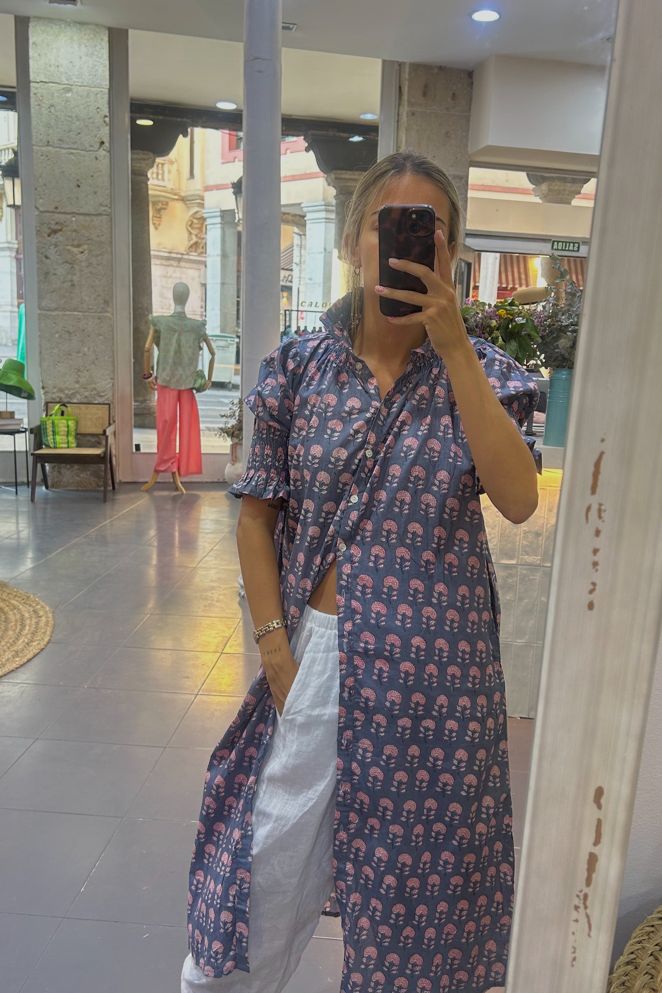 Vestido René azul