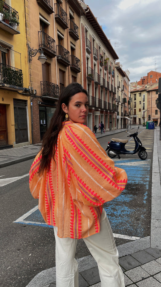 Blusa Jaipur Naranja
