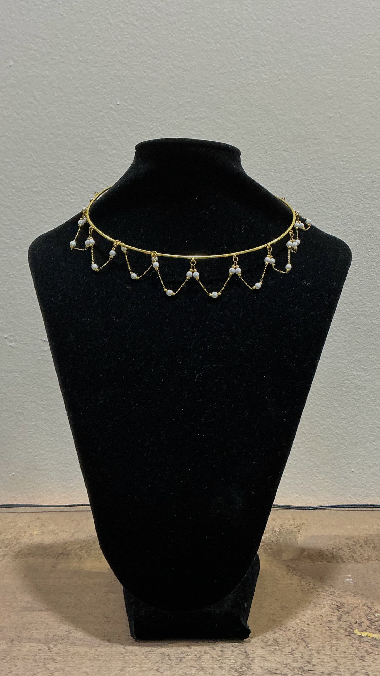 Choker Perlas