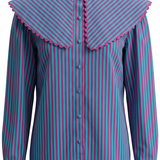 Camisa Cascais Rosa y Azul