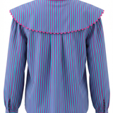 Camisa Cascais Rosa y Azul
