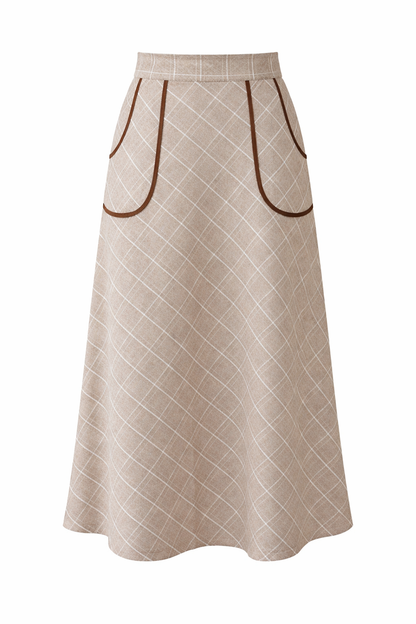 Falda Averdeen Beige