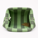Bolso de mano rayas
