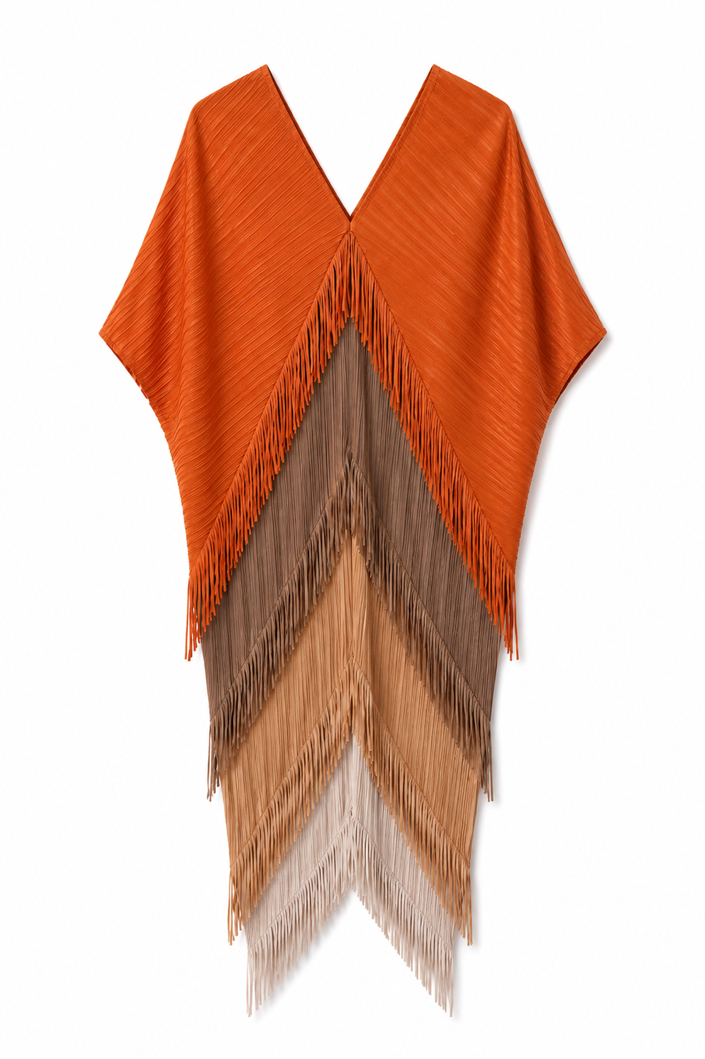 Vestido flecos