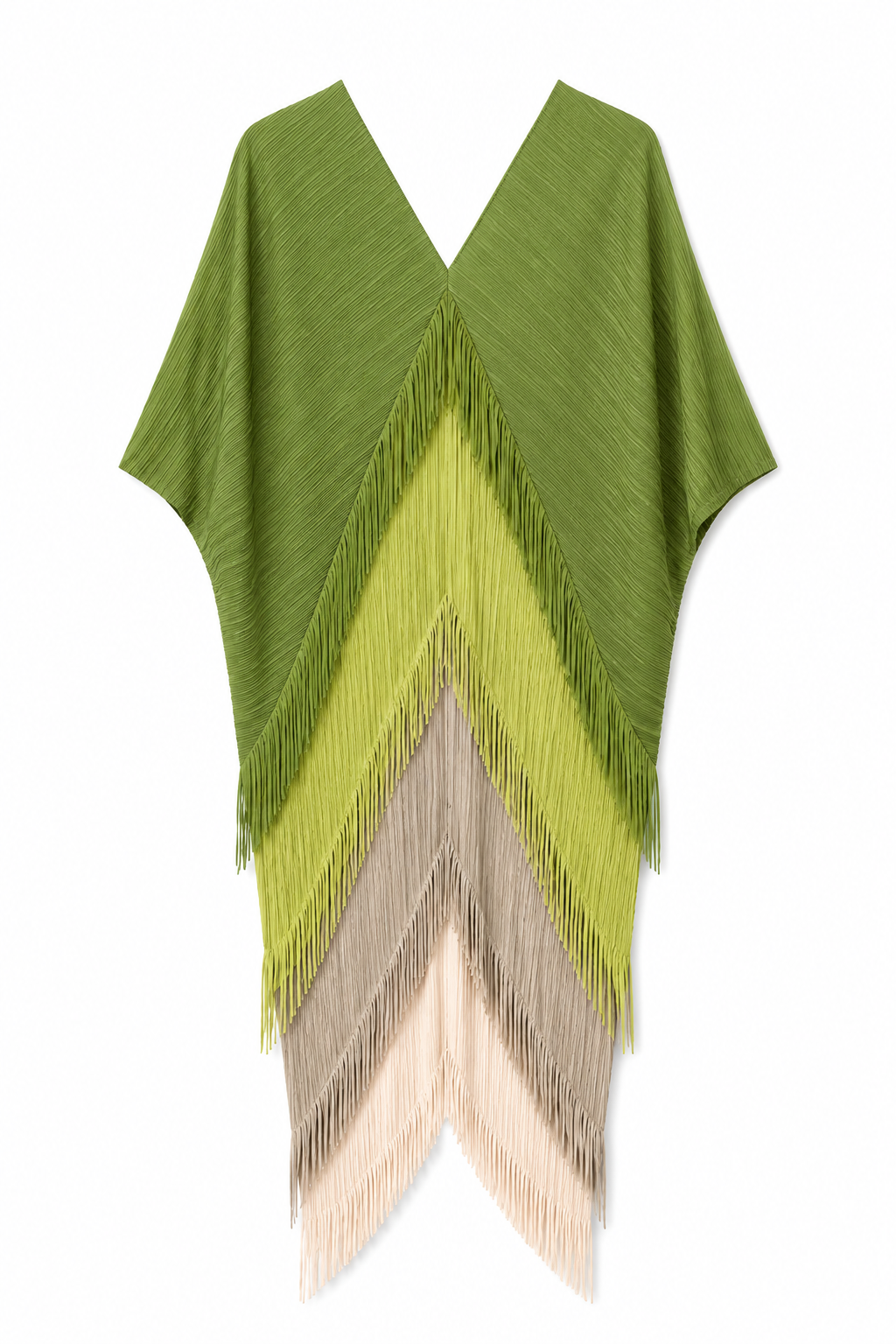Vestido flecos