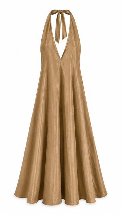 Vestido Manuela Camel