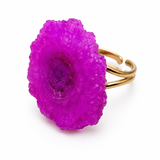 Anillo gema rosa