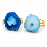 Anillo gema azul