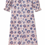 Vestido René Blanco Flores