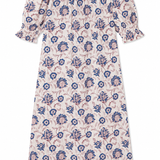 Vestido René Blanco Flores