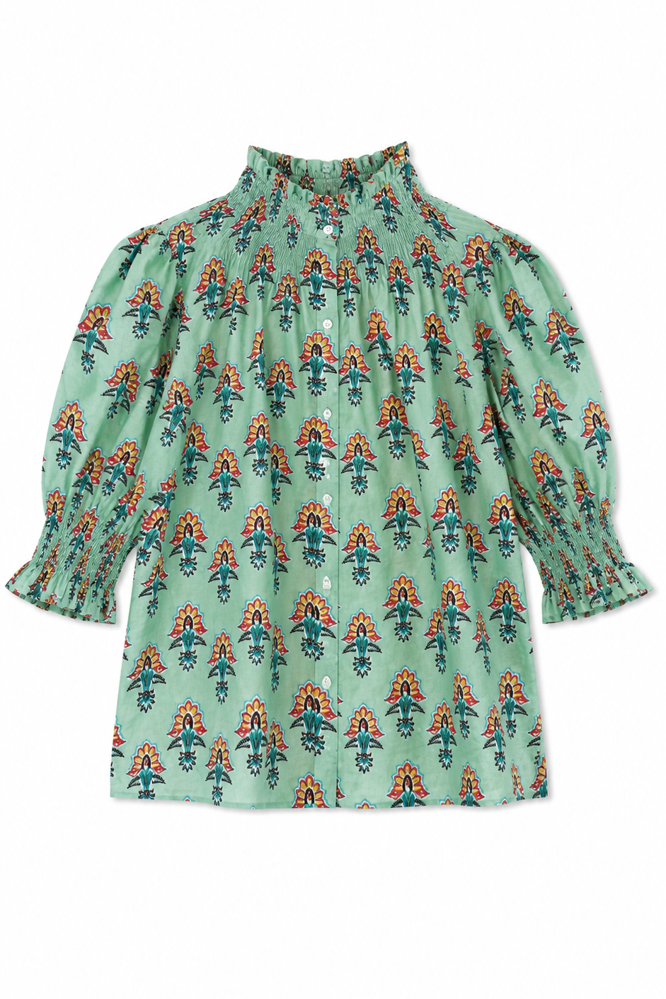 Blusa René agua marina