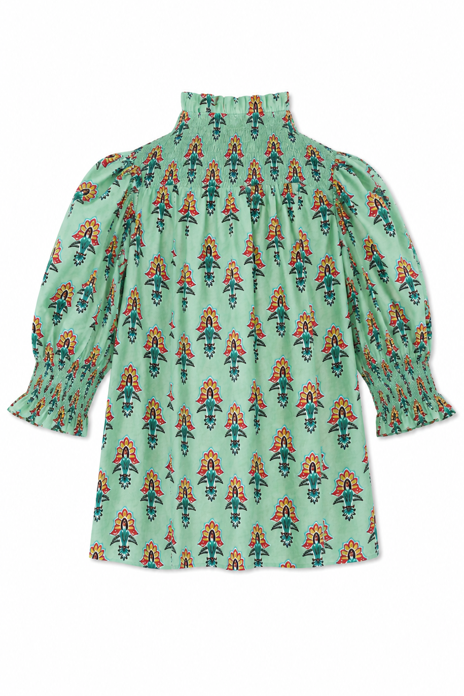 Blusa René agua marina