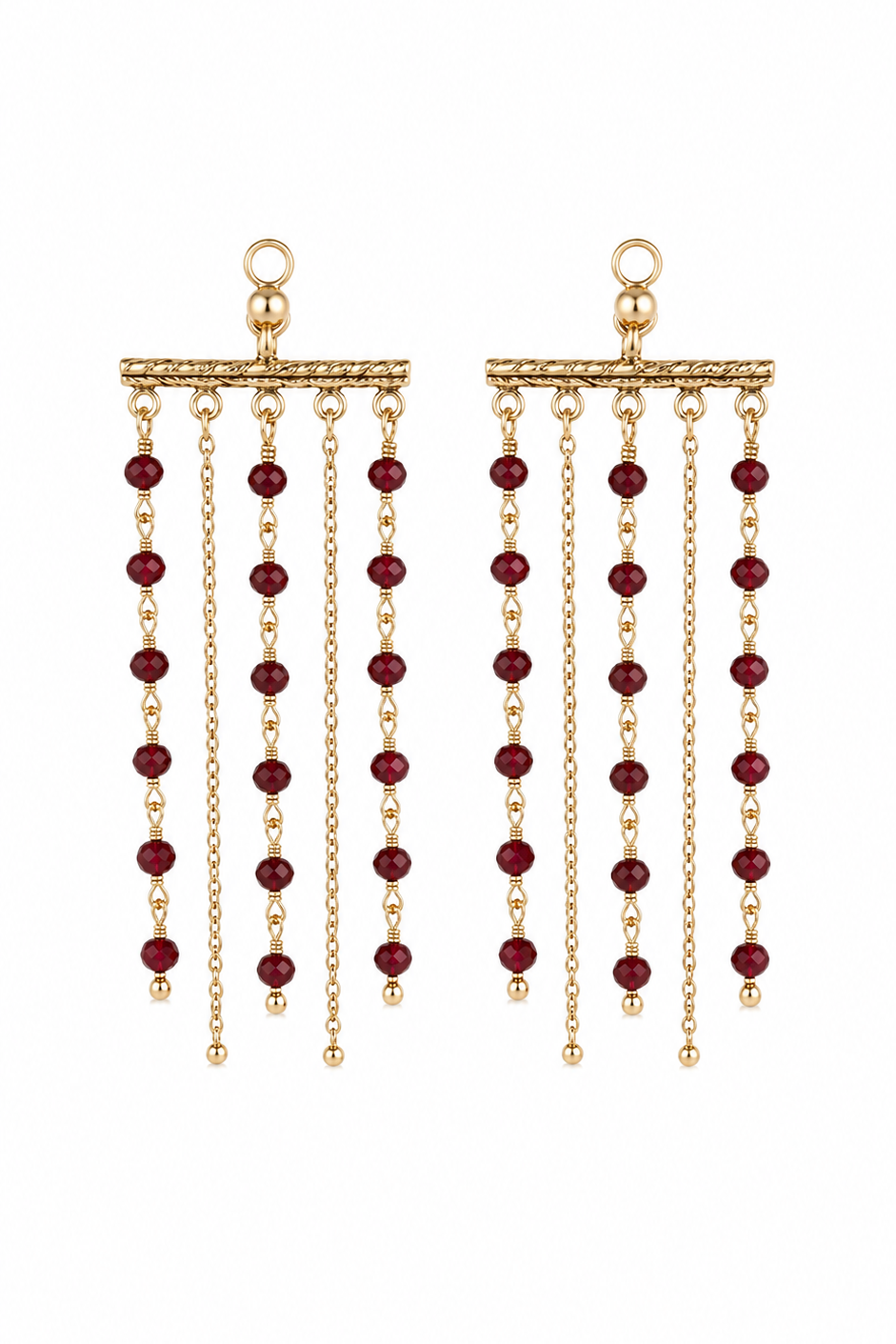 Pendientes red