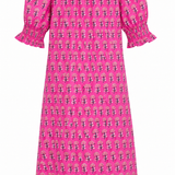 Vestido René fucsia