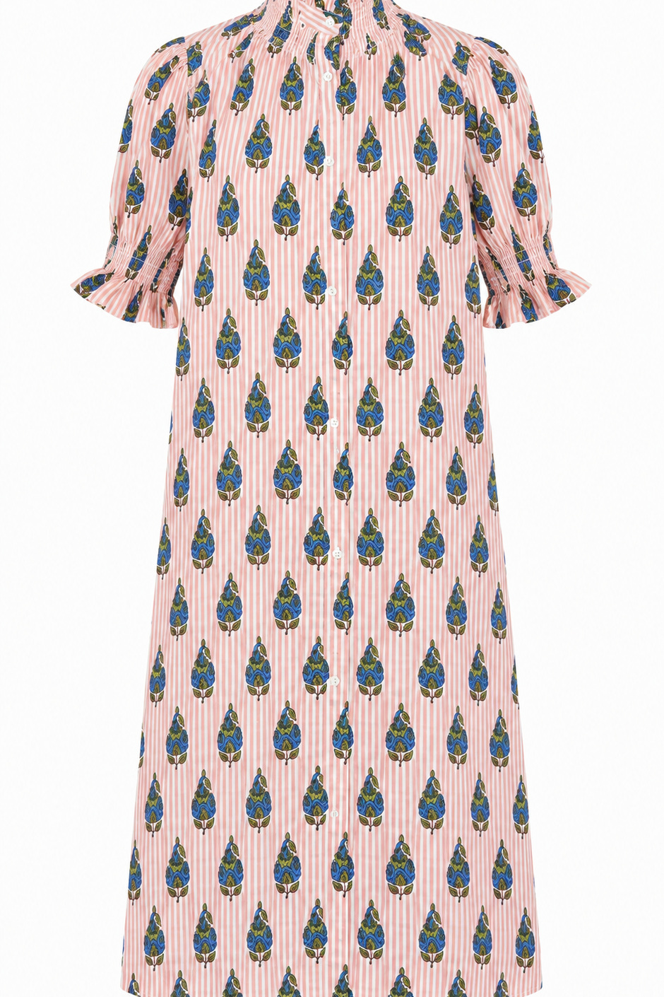 Vestido René salmón