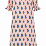 Vestido René salmón