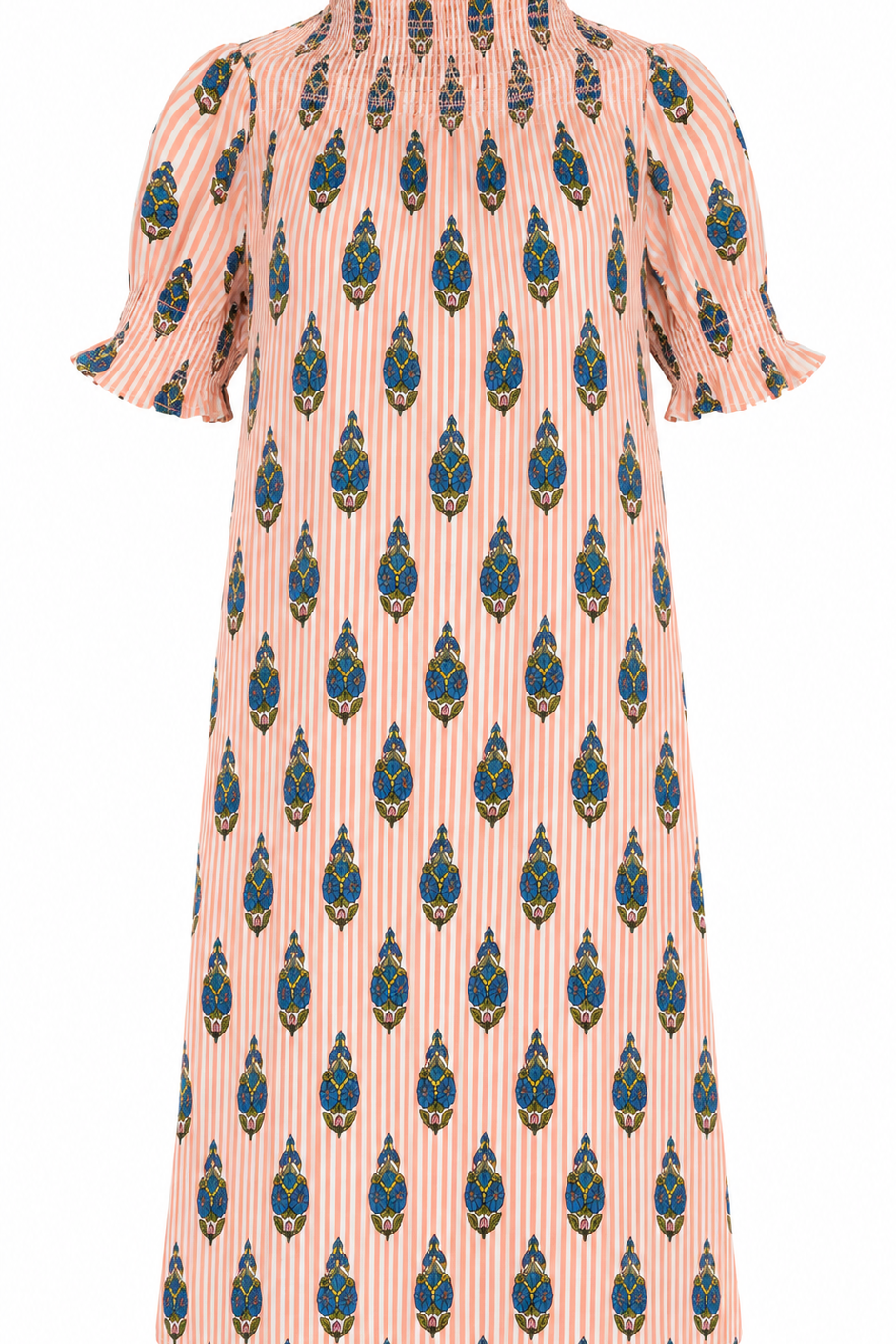 Vestido René salmón