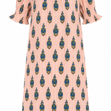 Vestido René salmón
