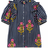 Blusa Lisbon marino