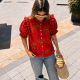 Blusa Lisbon palmeras