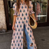 Vestido René salmón
