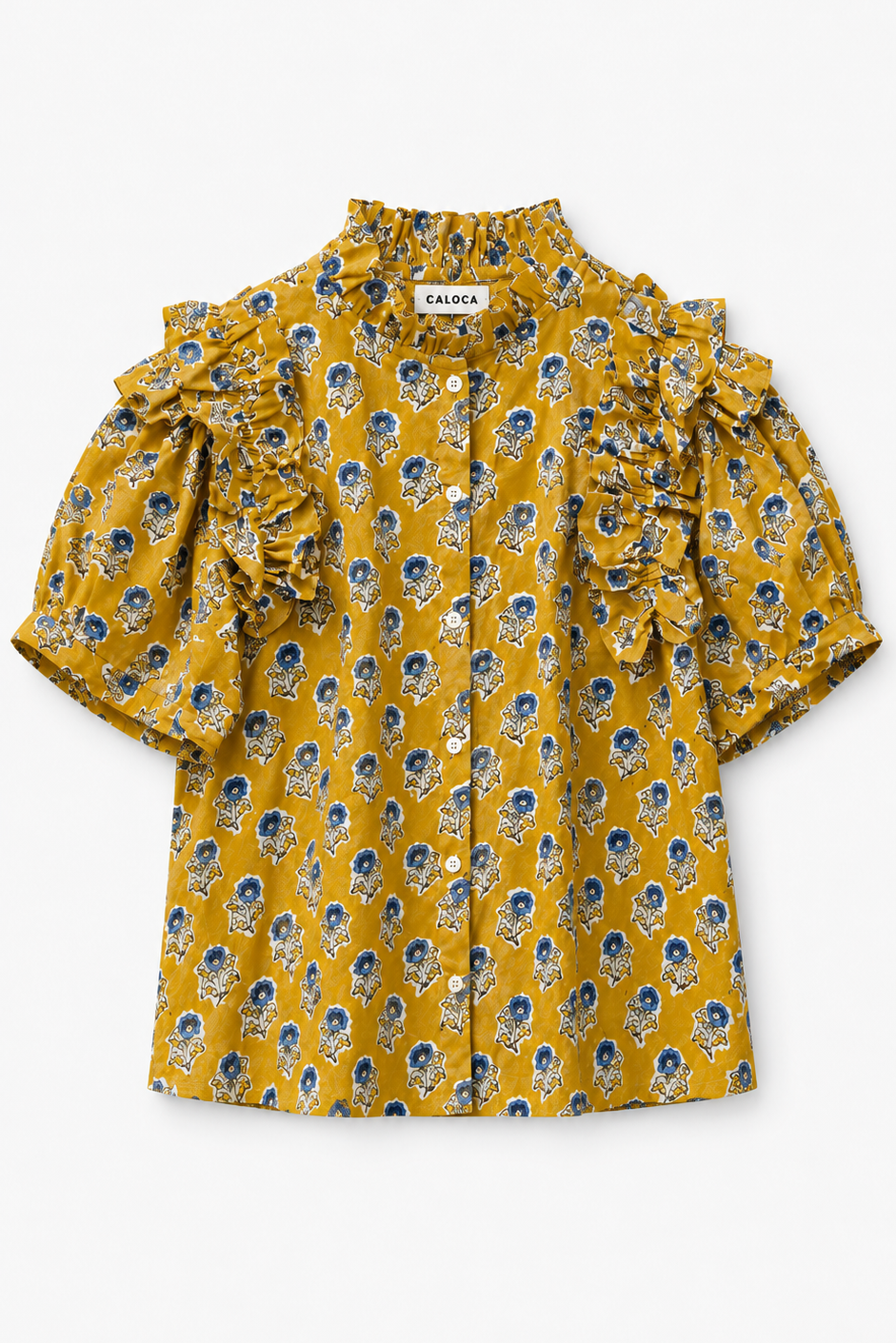 Blusa Lisbon mostaza