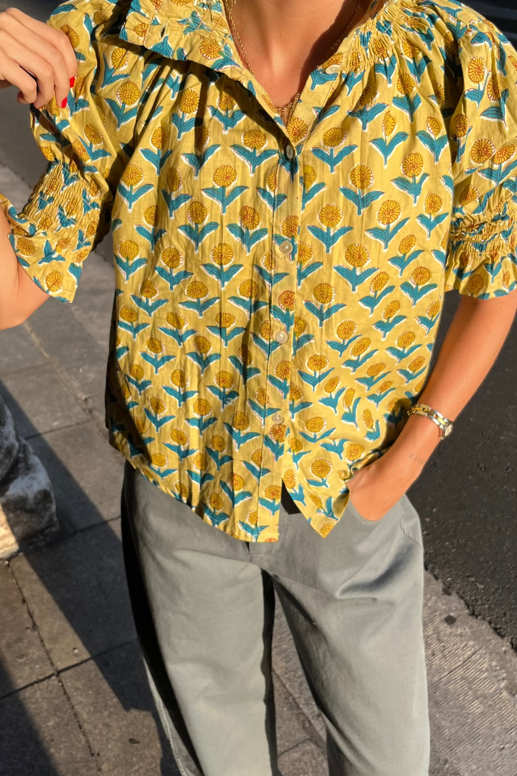 Blusa René amarillo II