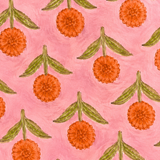 Vestido faro rosa y naranja