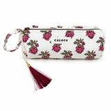 Estuche blanco y rosa