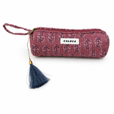 Estuche rosa flores