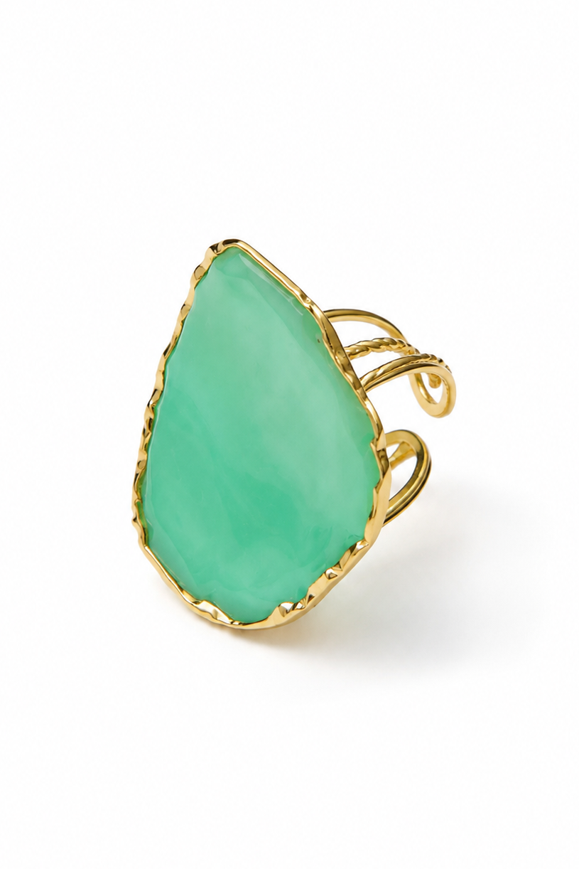 Anillo maxi Turquesa