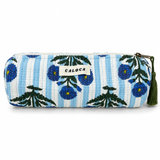 Estuche azul rayas