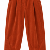Pantalón pana teja