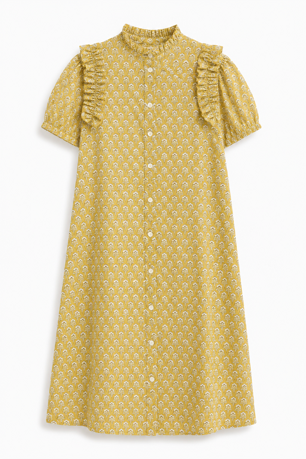 Vestido Lisbon Mostaza