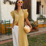 Vestido Lisbon Mostaza