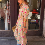 Vestido René mostaza