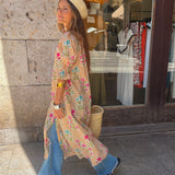 Vestido René mostaza