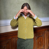 Chaqueta Mohair verde pistacho