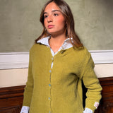Chaqueta Mohair verde pistacho